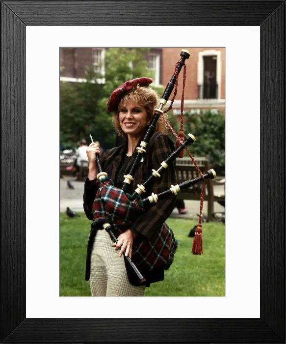 Framed Print : Joanna Lumley actress June 1989 Framed Print : Joanna Lumley actress June 1989