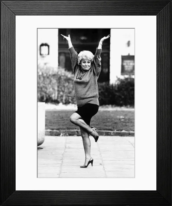 Framed Print : Barbara Windsor actress starring in TV programme Eastenders