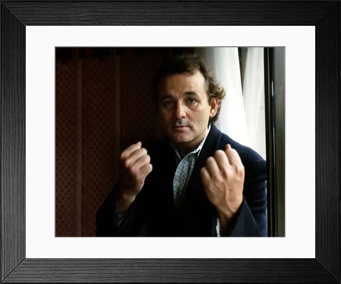 Framed Print : American actor Bill Murray, October 1988