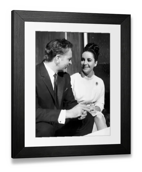 : Richard Burton actor and Elizabeth Taylor actress : Richard Burton actor and Elizabeth Taylor actress