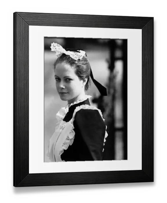 Framed Print : Jenny Seagrove actress in a maids costume for her part in the film A Woman Of Substance Framed Print : Jenny Seagrove actress in a maids costume for her part in the film A Woman Of Substance