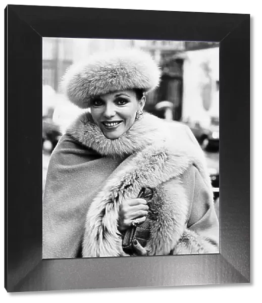 Joan Collins actress, April 1985
