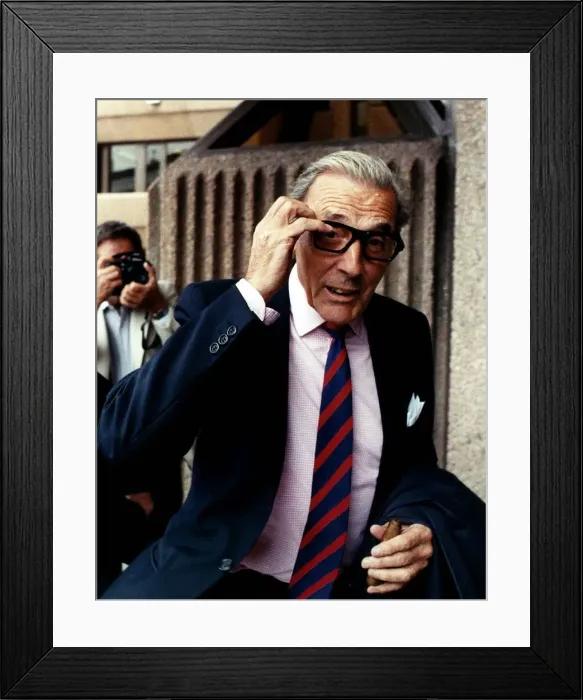 Framed Print : Eric Sykes comedy actor August 1989 Framed Print : Eric Sykes comedy actor August 1989