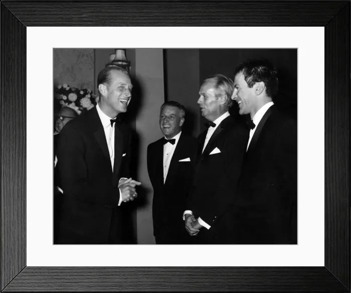 Framed Print : Duke Of Edinburgh at the premiere of the film Judgement at Nuremberg Framed Print : Duke Of Edinburgh at the premiere of the film Judgement at Nuremberg