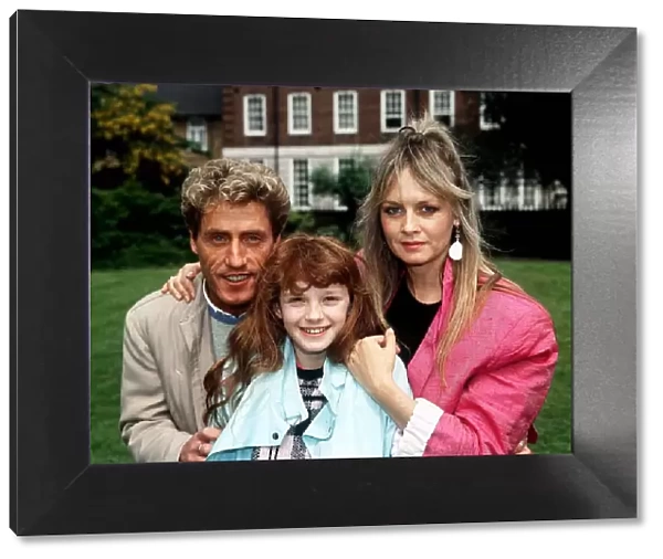 Roger Daltrey and Twiggy with Natalie Morse stars of ITV Production of Hans Christian