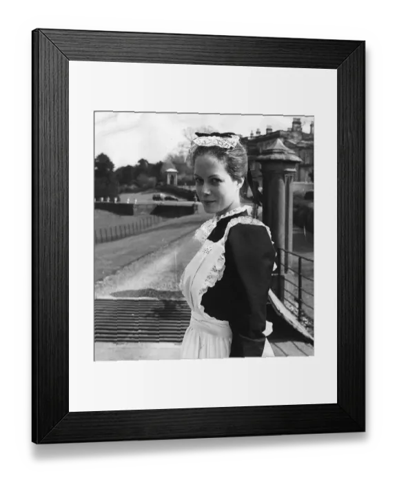 Framed Print : Jenny Seagrove actress in maids costume for her part in the film A Woman Of Substance Framed Print : Jenny Seagrove actress in maids costume for her part in the film A Woman Of Substance