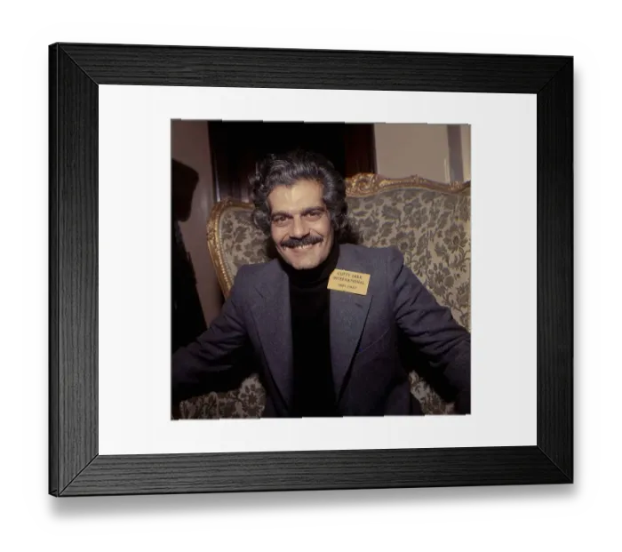 Framed Print : Omar Sharif Actor in Edinburgh International Bridge January 1973 dbase msi Framed Print : Omar Sharif Actor in Edinburgh International Bridge January 1973 dbase msi