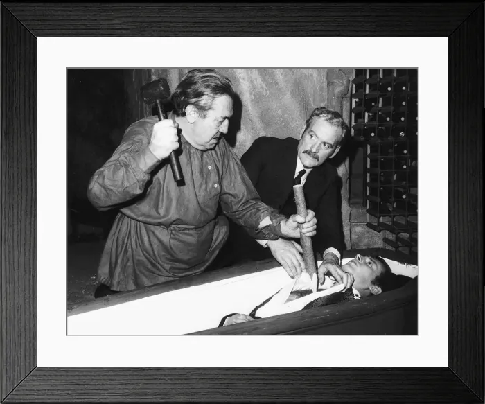 Framed Print : No Such Thing As A Vampire'Horror Play with Actor Peter Blyth Framed Print : No Such Thing As A Vampire'Horror Play with Actor Peter Blyth