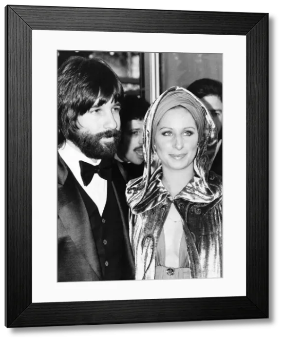 Framed Print : Barbra Streisand singer and actress with Jon Peters January 1978 Dbase MSI Framed Print : Barbra Streisand singer and actress with Jon Peters January 1978 Dbase MSI