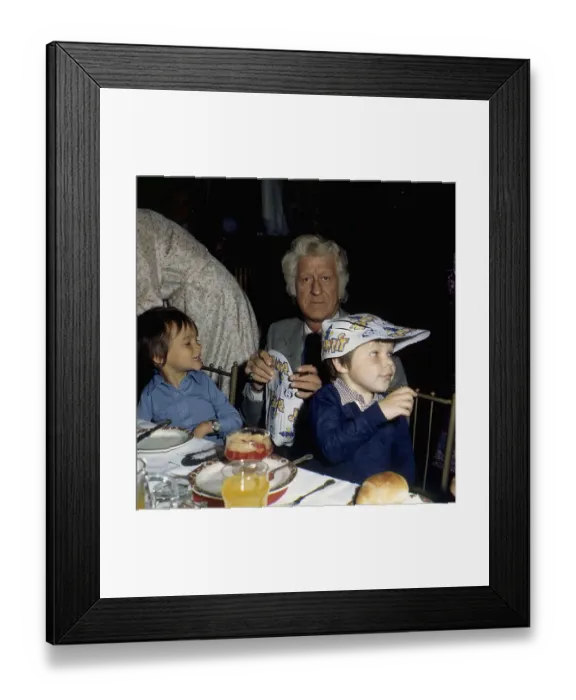 Framed Print : Jon Pertwee Actor at a Variety Club Luncheon for Prince Charles June 1981