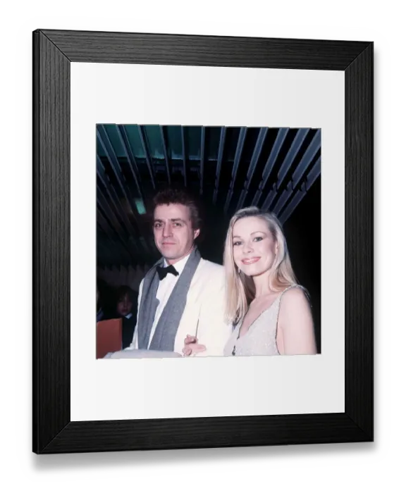 Framed Print : Nicholas Ball actor and Pamela Stephenson actress comedienne attending the British Framed Print : Nicholas Ball actor and Pamela Stephenson actress comedienne attending the British