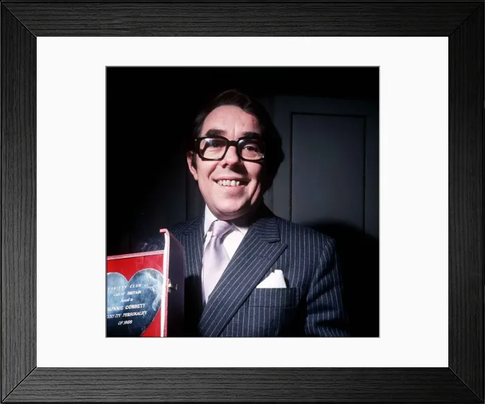 Framed Print : Ronnie Corbett Comedian Actor at the business awards 1969 Framed Print : Ronnie Corbett Comedian Actor at the business awards 1969