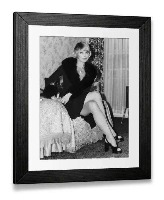 Framed Print : Elke Sommer German Actress - January 1974 dbase msi