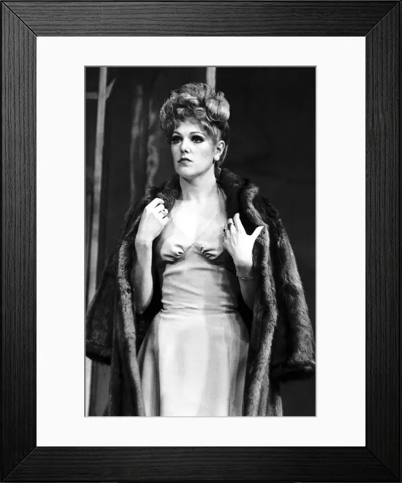Framed Print : Lynn Redgrave - April 1973 In a new production of Garson Kanins play Born Framed Print : Lynn Redgrave - April 1973 In a new production of Garson Kanins play Born