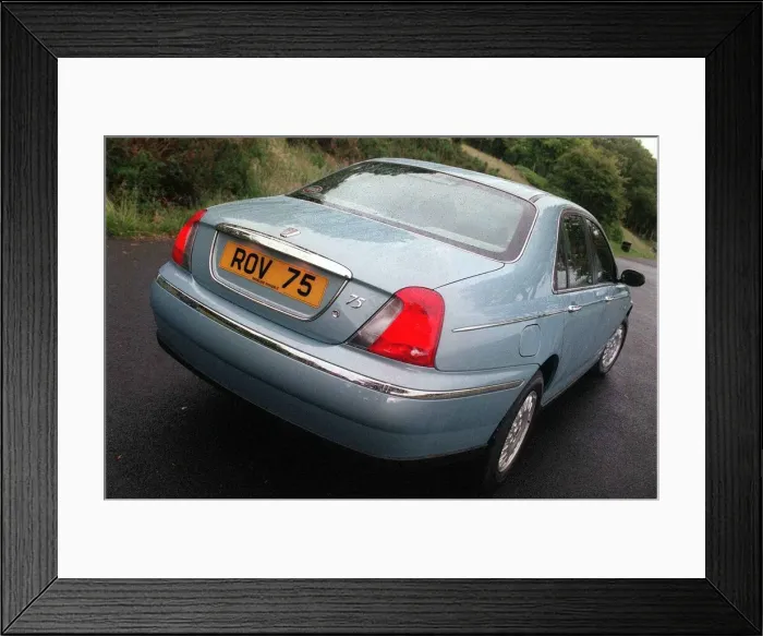 Framed Print : Rover 75 car tested by Craig Brown June 1999 Framed Print : Rover 75 car tested by Craig Brown June 1999