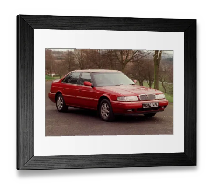 Framed Print : Road Record March 1999 Used car Rover 800