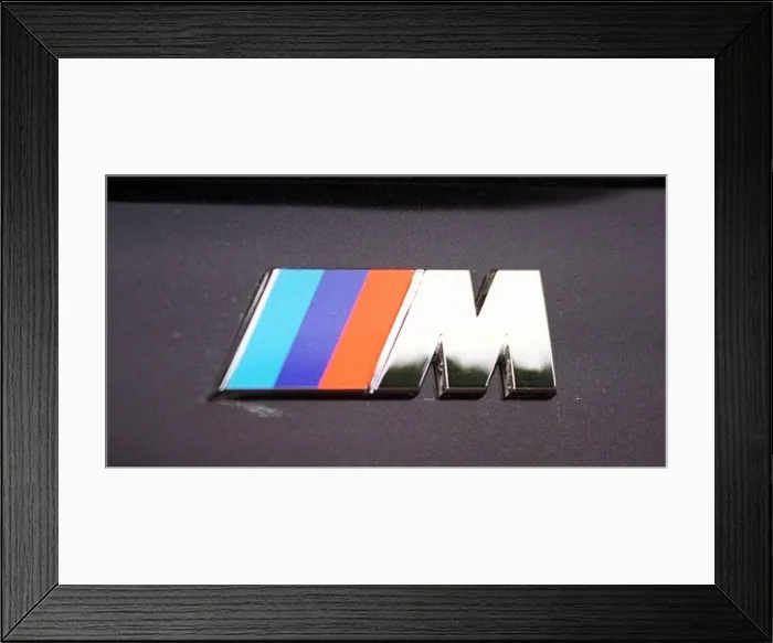 Framed Print : BMW 5 series car logo badge 1998 Framed Print : BMW 5 series car logo badge 1998