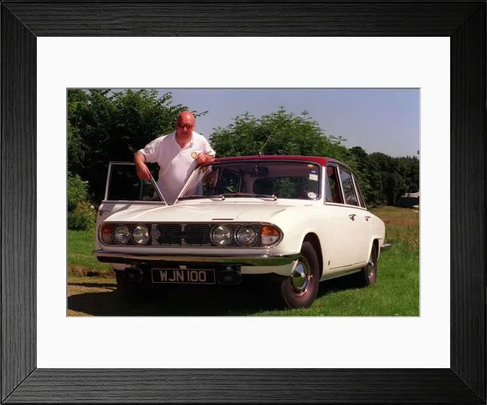 Framed Print : 1971 Triumph 250pi car owned by Rob Watson July 1999 from Galashiels Framed Print : 1971 Triumph 250pi car owned by Rob Watson July 1999 from Galashiels