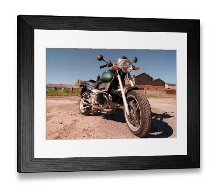 Framed Print : BMW 1100 MOTORBIKE MOTORCYCLE ROAD RECORD June 1997 MOTORING SUPPLEMENT BIKE