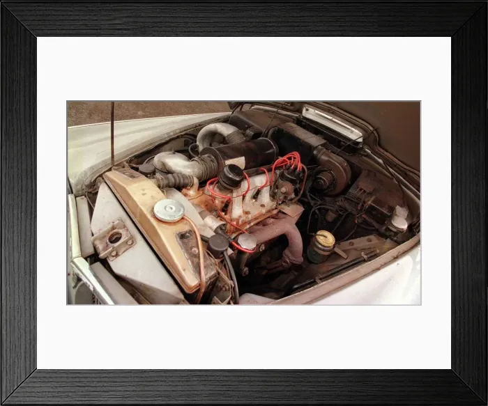 Framed Print : Michael Doherty and his 1959 Rover 90 February 1999 Road Record me Framed Print : Michael Doherty and his 1959 Rover 90 February 1999 Road Record me