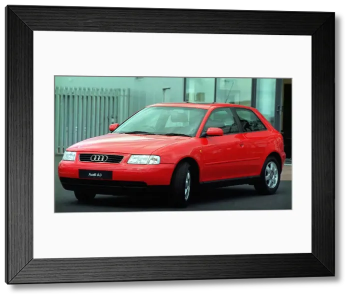 Framed Print : Audi A3 red coupe June 1997 Framed Print : Audi A3 red coupe June 1997