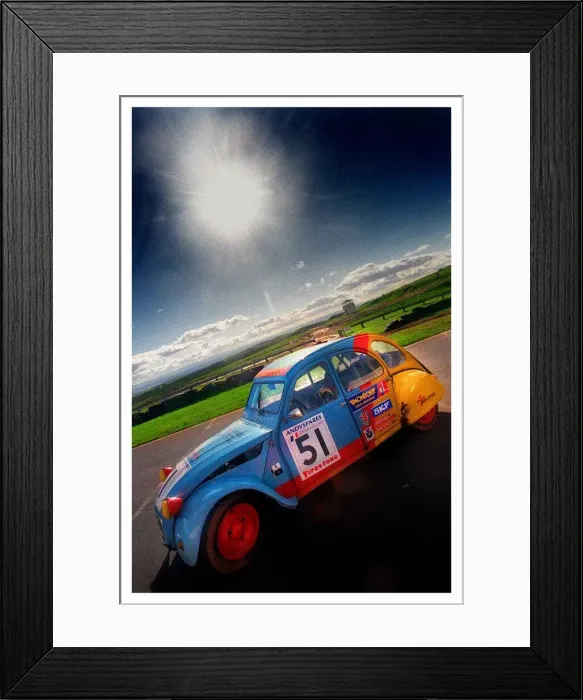 Framed Print : Knockhill racing 2 CV Citroen October 1998 Framed Print : Knockhill racing 2 CV Citroen October 1998