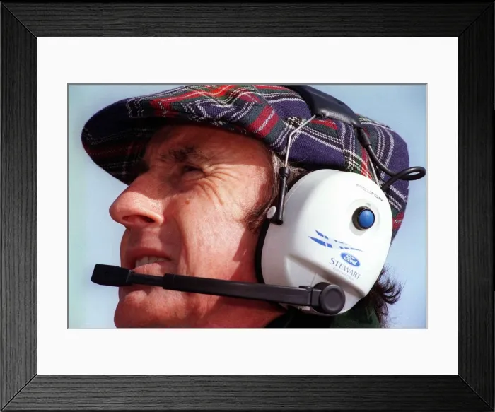 Framed Print : Former racing driver Jackie Stewart March 1999 Framed Print : Former racing driver Jackie Stewart March 1999