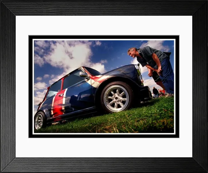 Framed Print : One of the minis at the 40th birthday party August 1999 PIC BY CHRIS