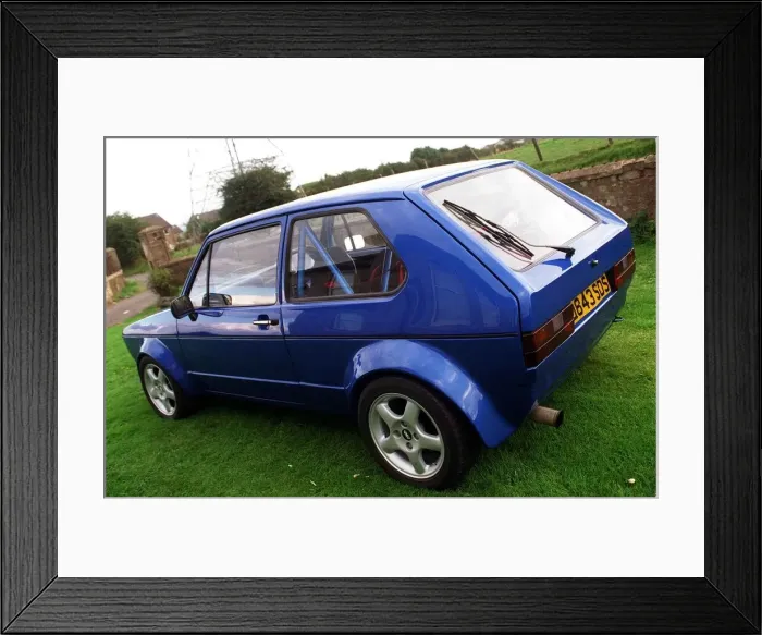 Framed Print : VW GOLF 4. 2 LITRE REAR WHEEL DRIVE October 1998 Owned by Tom Scott Framed Print : VW GOLF 4. 2 LITRE REAR WHEEL DRIVE October 1998 Owned by Tom Scott