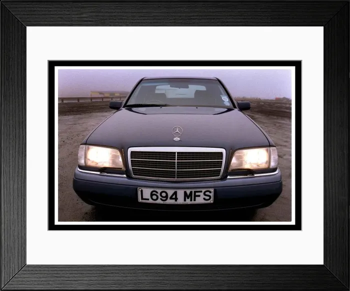 Framed Print : Mercedes Benz April 1999 Dark blue car L694 MFS Framed Print : Mercedes Benz April 1999 Dark blue car L694 MFS
