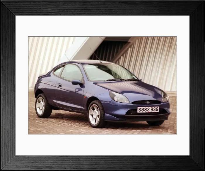 Framed Print : FORD PUMA coupe February 1999 FOR ROAD RECORD supplement S883 BSG Framed Print : FORD PUMA coupe February 1999 FOR ROAD RECORD supplement S883 BSG