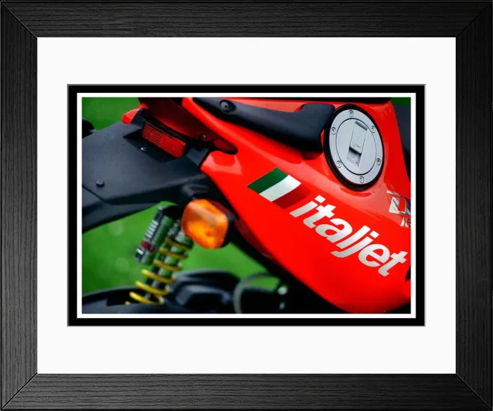 Framed Print : Italjet July 1999 Motorbike scooter logo fuel petrol cap Framed Print : Italjet July 1999 Motorbike scooter logo fuel petrol cap