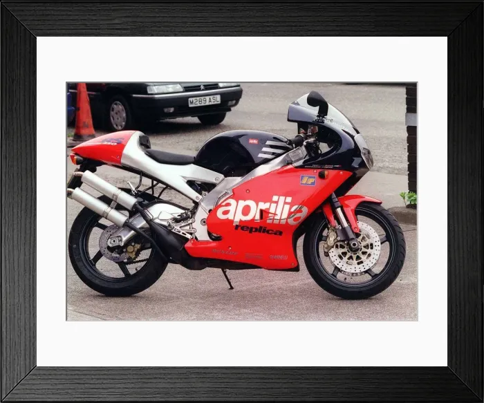 Framed Print : Aprilia replica motorbike August 1999 Framed Print : Aprilia replica motorbike August 1999