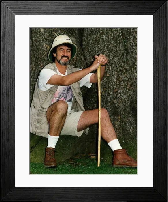 Framed Print : Actor John Challis 1993 Framed Print : Actor John Challis 1993