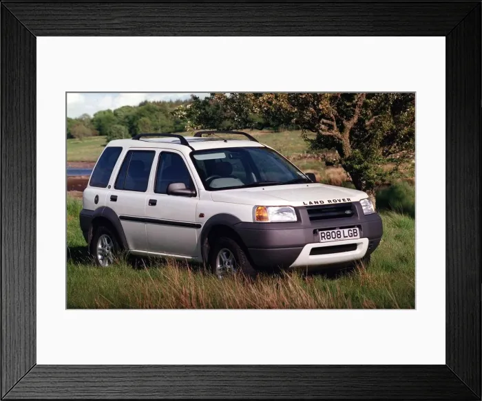 Framed Print : Land Rover Freelander for used car slot Road Record September 1999 Framed Print : Land Rover Freelander for used car slot Road Record September 1999