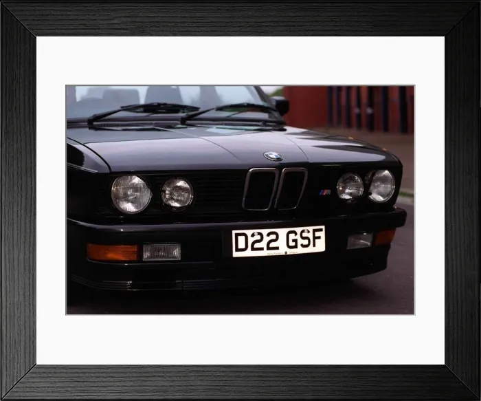 Framed Print : BMW 5 series car D registration October 1998 Framed Print : BMW 5 series car D registration October 1998