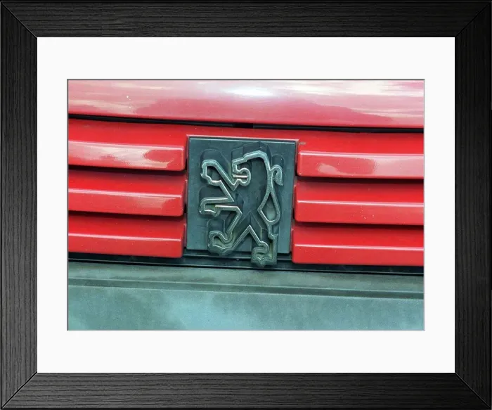 Framed Print : TAMARA KENNEDY ACTRESS FROM TAKE THE HIGH ROAD PEUGEOT 205 ROAD RECORD SUPPLEMENT MOTOR