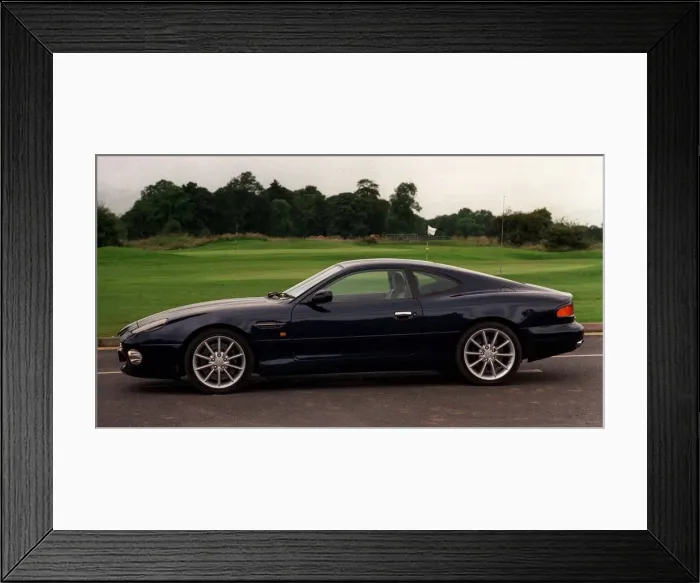 Framed Print : Aston Martin V12 at Dalmahoy August 1999 IAN TORRANCE PIC