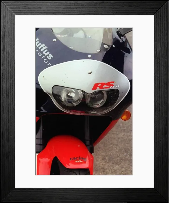 Framed Print : Aprilia replica motorbike August 1999 Framed Print : Aprilia replica motorbike August 1999