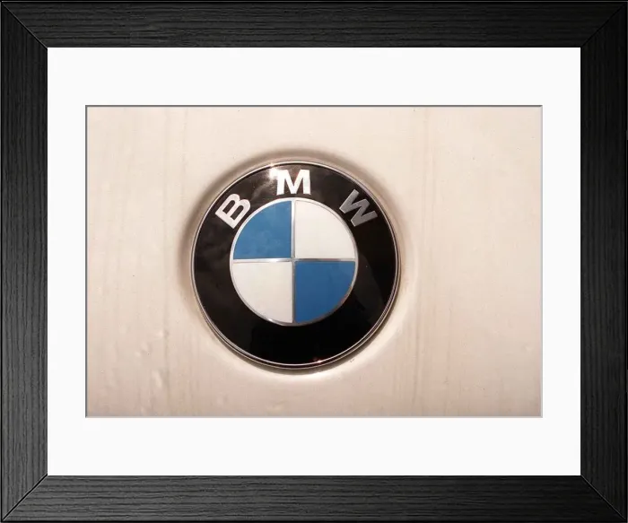 Framed Print : BMW CAR MOBIL MILLION MILE CAR JULY 1997 MILEOMETER IN DASHBOARD OF MOTOR CAR ROAD