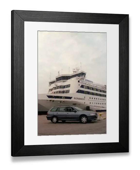 Framed Print : PEUGEOT LE MANS June 1999 Estate car FOR ROAD RECORD Supplement Normandie