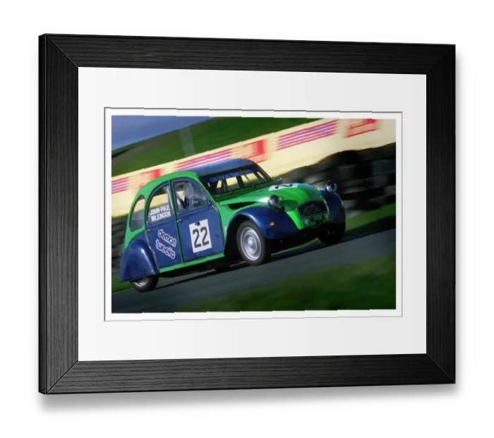 Framed Print : Citroen 2CV October 1998 Racing Demon Tweeks Framed Print : Citroen 2CV October 1998 Racing Demon Tweeks