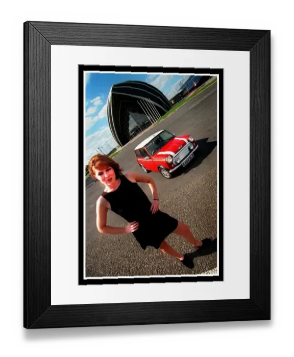 Framed Print : One of the minis at the 40th birthday party August 1999 PIC BY CHRIS