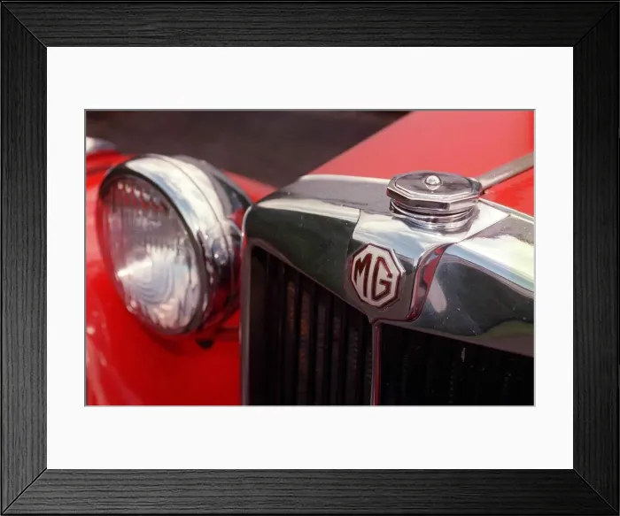 Framed Print : MGTA car March 1999 MG logo Framed Print : MGTA car March 1999 MG logo