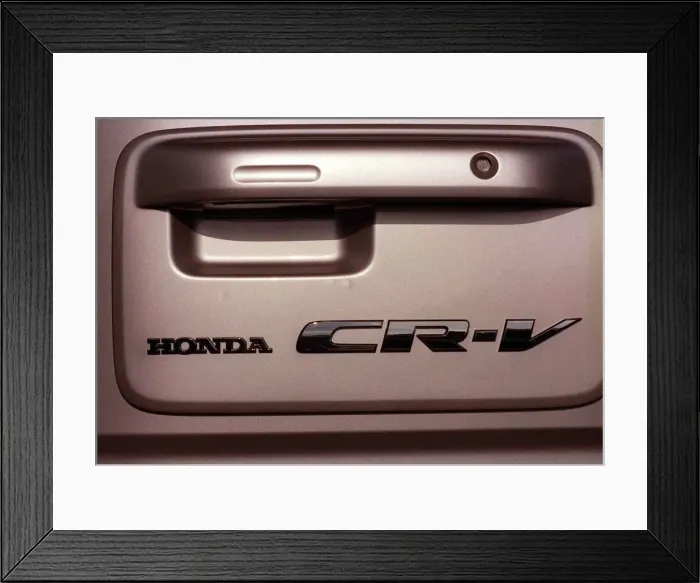 Framed Print : HONDA CR-V LS CAR EXTERIOR AUGUST 1997 LOGO Framed Print : HONDA CR-V LS CAR EXTERIOR AUGUST 1997 LOGO