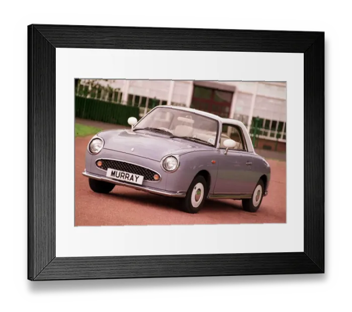 Framed Print : JOHN DINGWALL TEST DRIVES ERIC CLAPTONS CAR AUGUST 1997 NISSAN FIGARO Framed Print : JOHN DINGWALL TEST DRIVES ERIC CLAPTONS CAR AUGUST 1997 NISSAN FIGARO
