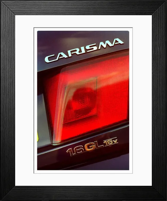 Framed Print : Mitsubishi Carisma car October 1998 tail light Framed Print : Mitsubishi Carisma car October 1998 tail light