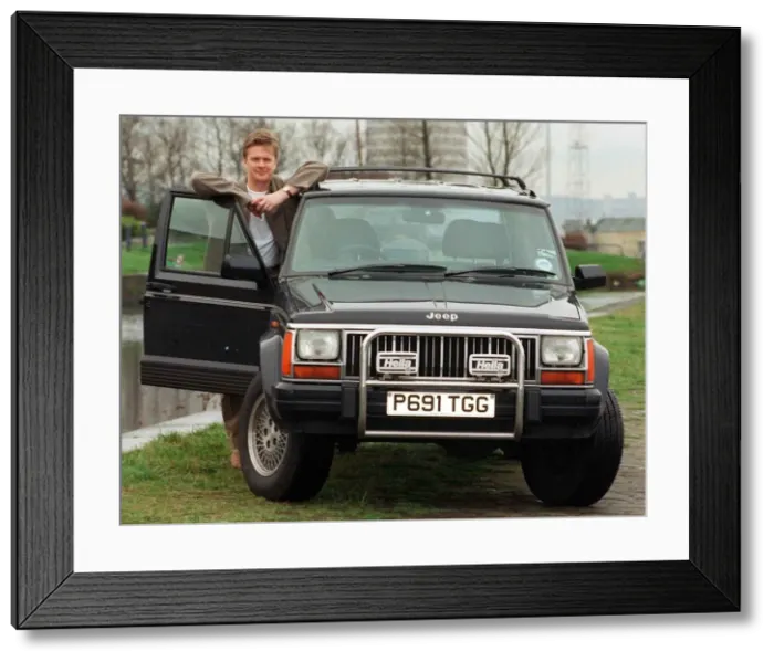 Framed Print : JAMES MACPHERSON STAR OF STV PROGRAMME TAGGART SERIES WITH HIS CHEROKEE JEEP Framed Print : JAMES MACPHERSON STAR OF STV PROGRAMME TAGGART SERIES WITH HIS CHEROKEE JEEP