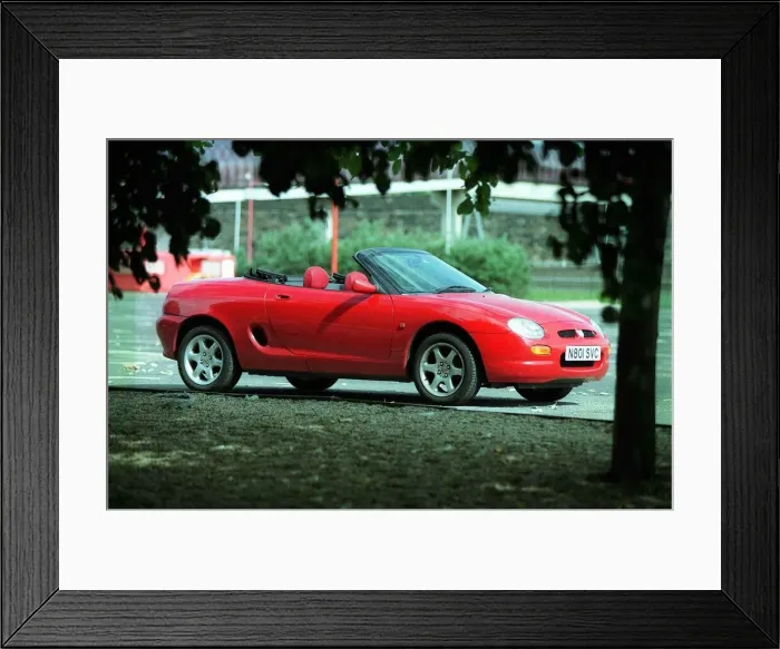 Framed Print : ROVERS SPORTY MGF CAR 29TH JULY 1997 RED MG SPORTS CAR Framed Print : ROVERS SPORTY MGF CAR 29TH JULY 1997 RED MG SPORTS CAR