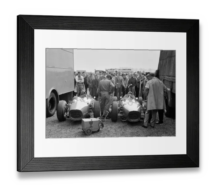 Framed Print : Motor racing International Daily Mirror Cup race at Aintree Liverpool April 1963 Framed Print : Motor racing International Daily Mirror Cup race at Aintree Liverpool April 1963